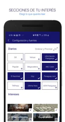 News Paraguay. Noticias y Peri android App screenshot 1